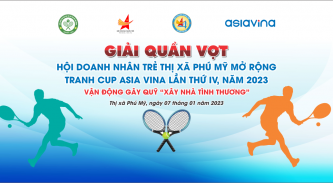 Giải quần vợt Hội Doanh Nhân Trẻ Thị xã Phú Mỹ mở rộng, tranh cúp Asia Vina lần thứ IV, năm 2023